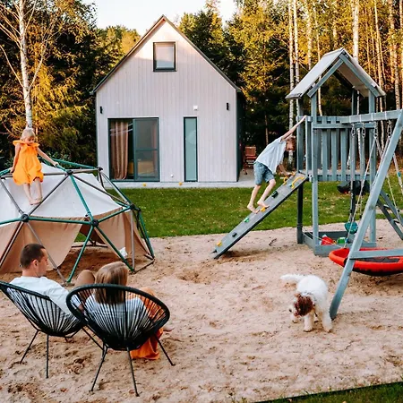 Holiday home Zywiolowo - W Stylu Stodoly Z Placem Zabaw I Stawem - Ziemia